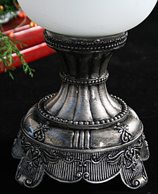 Flameless  Old World Hurricane Lamp
